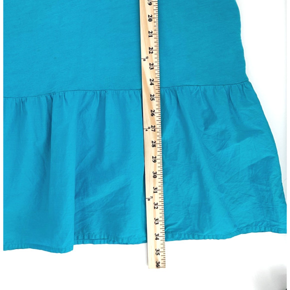 Nation LTD Harumi Womens Mini Dress Medium Tank Drop Waist Pockets Beach Tiered - Picture 7 of 7